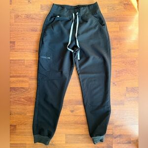 Figs Jogger Scrub Pants Black Sz S